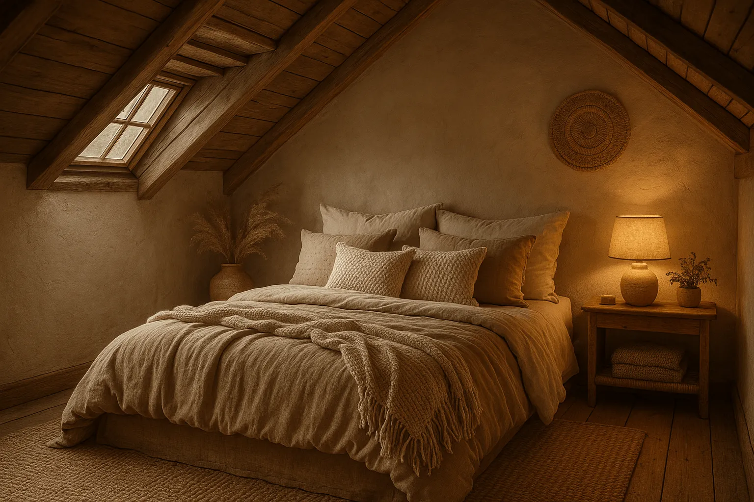 aménagement chambre sous pente 