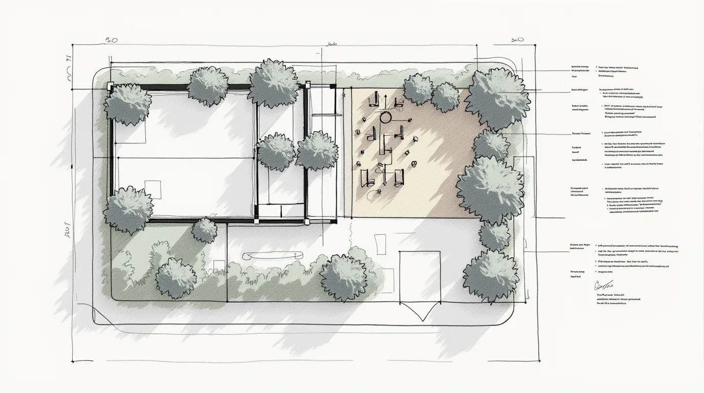 aménagement jardin moderne