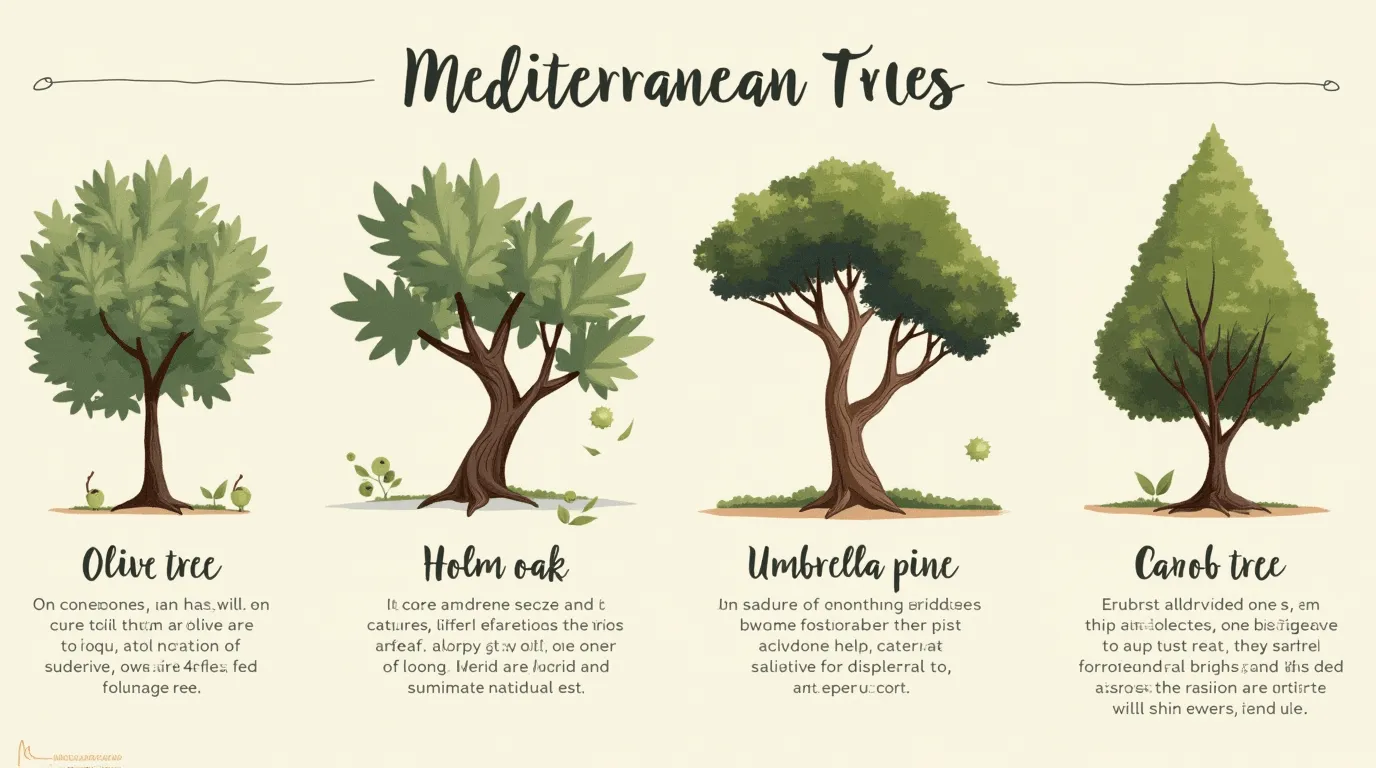 arbre méditerranéen liste