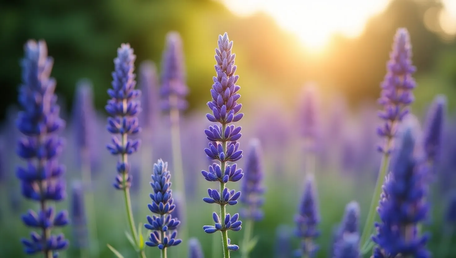 arbuste à fleurs bleues