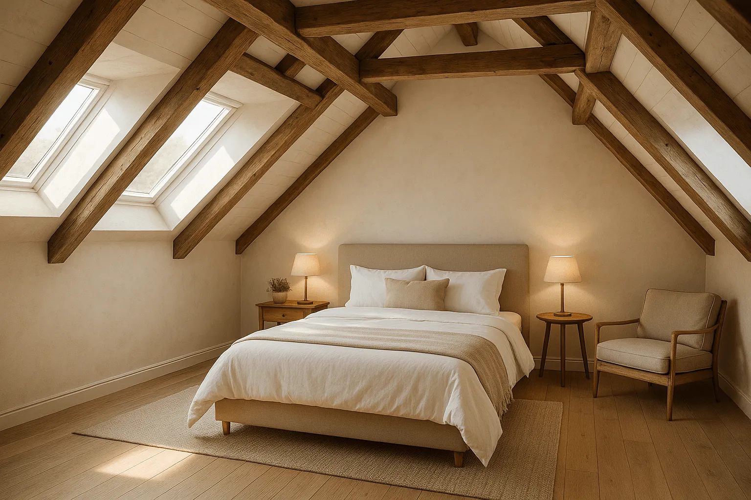 chambre mansardée 