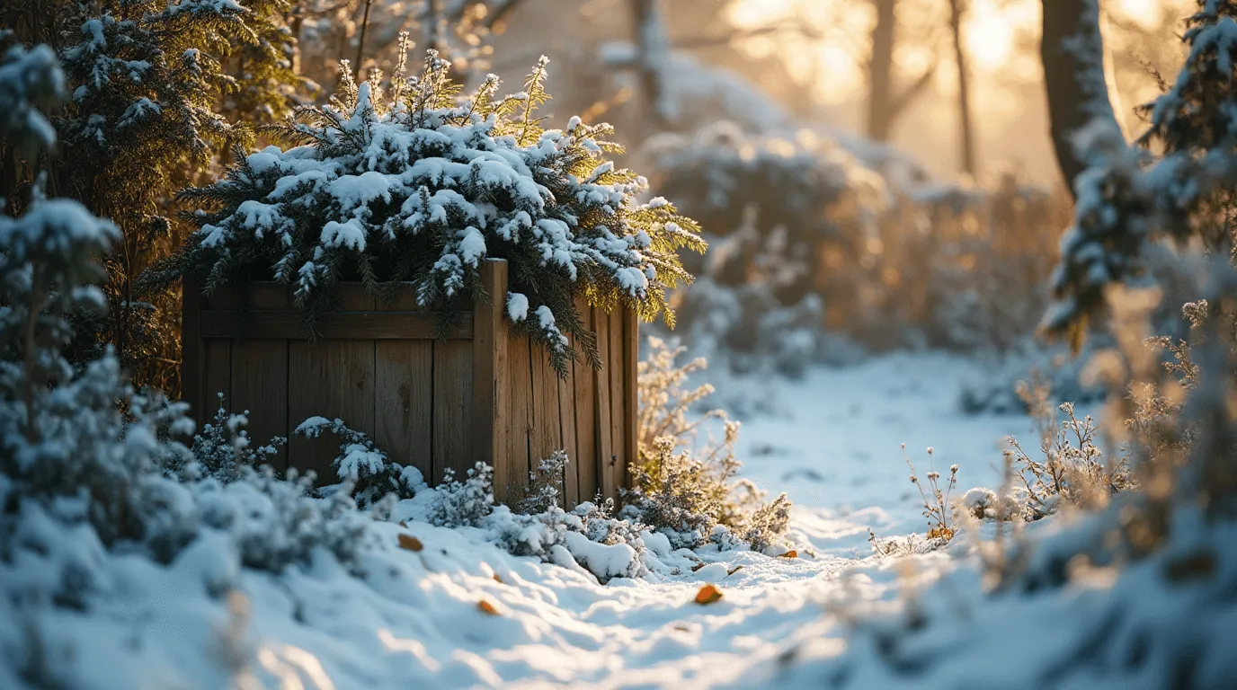 compost dans le jardin