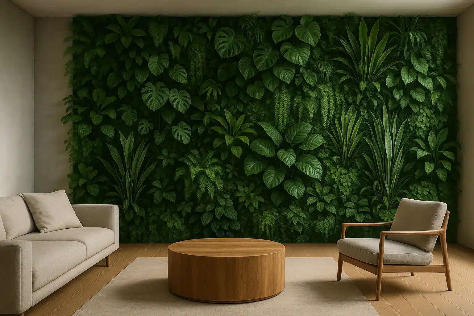 déco plante intérieur salon