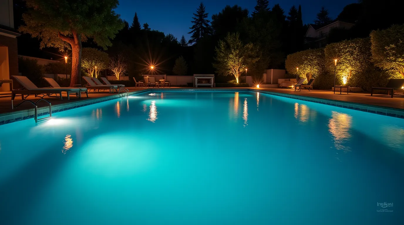 decoration autour des piscines