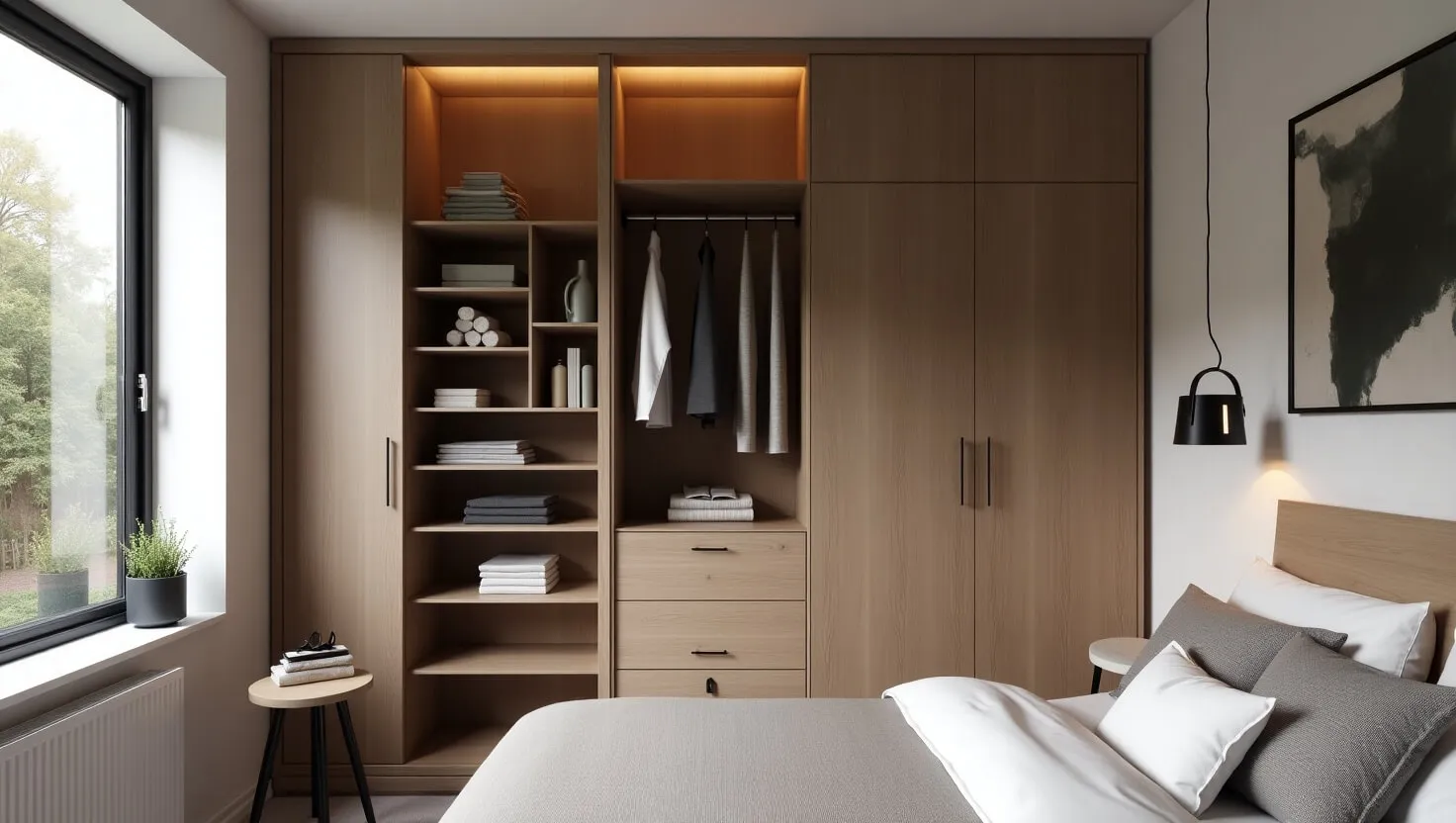 dressing dans petite chambre