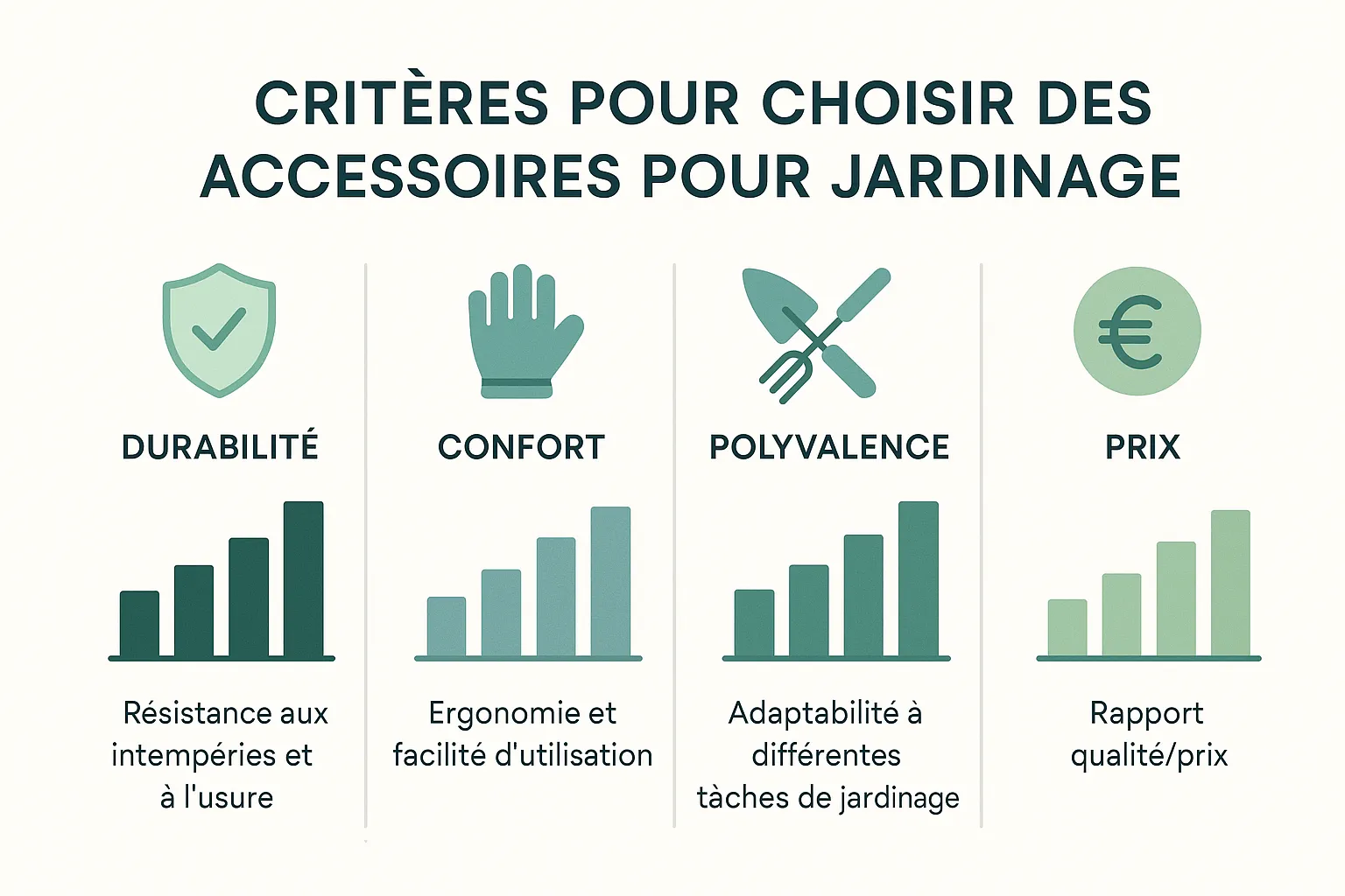 equipement du jardin