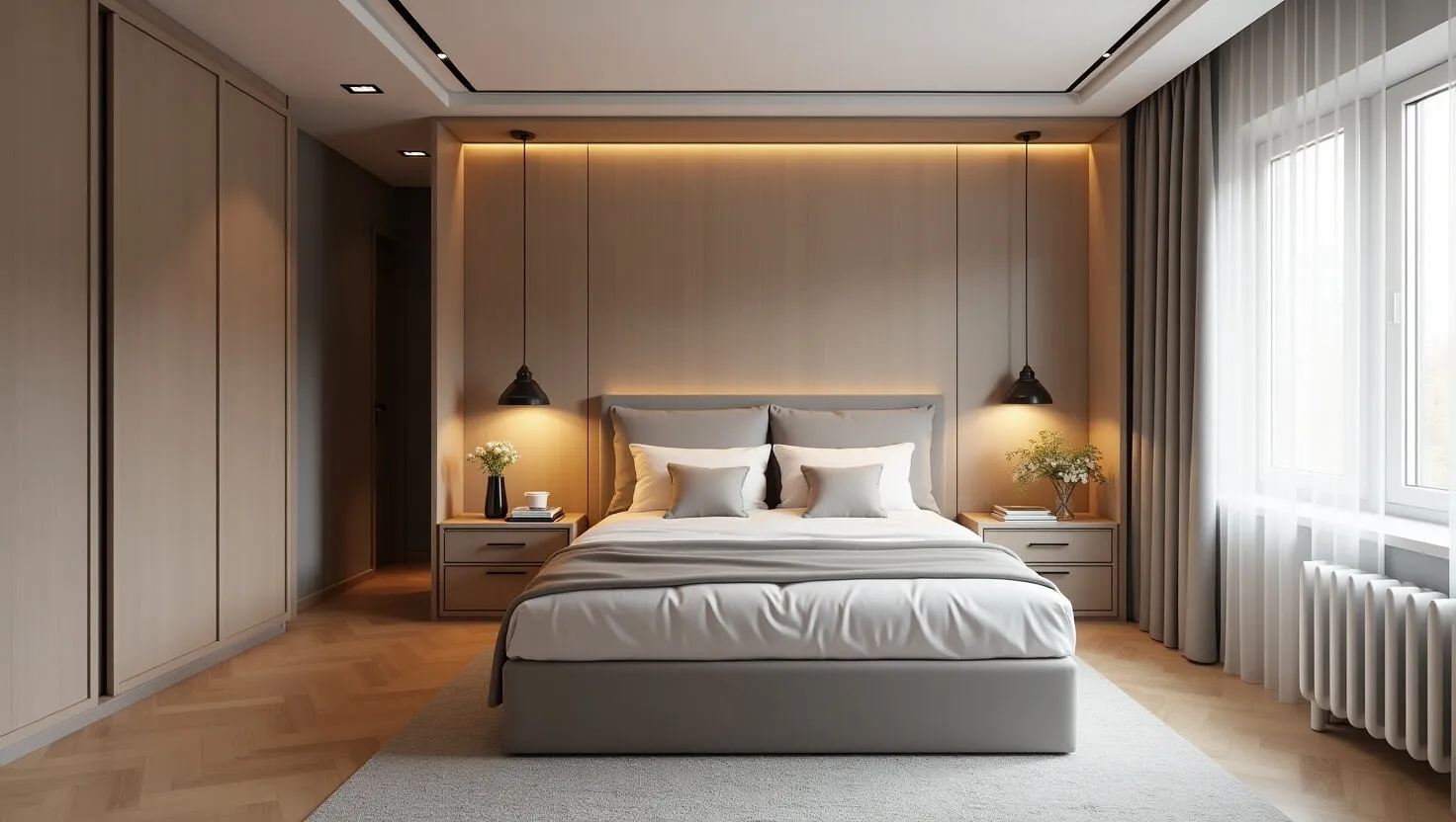 grand lit petite chambre 