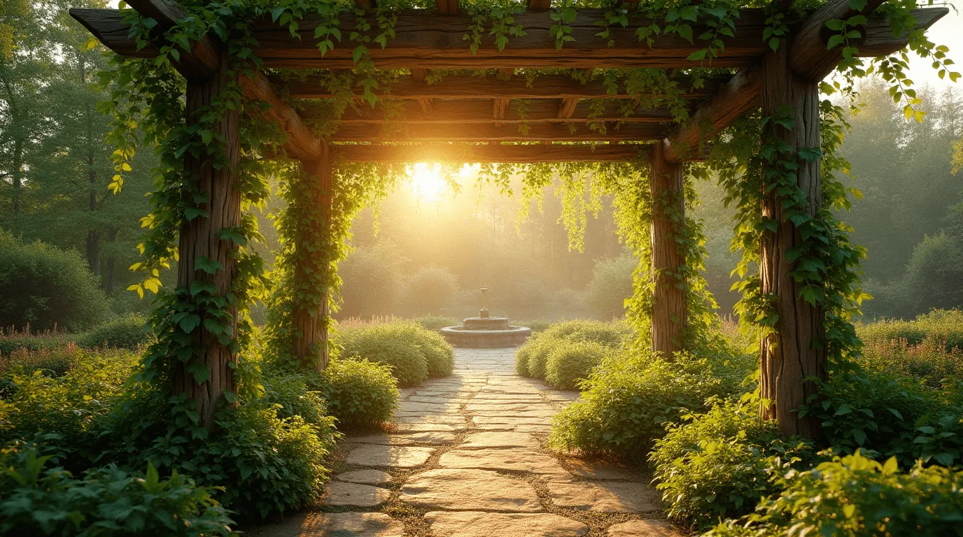 pergola naturelle