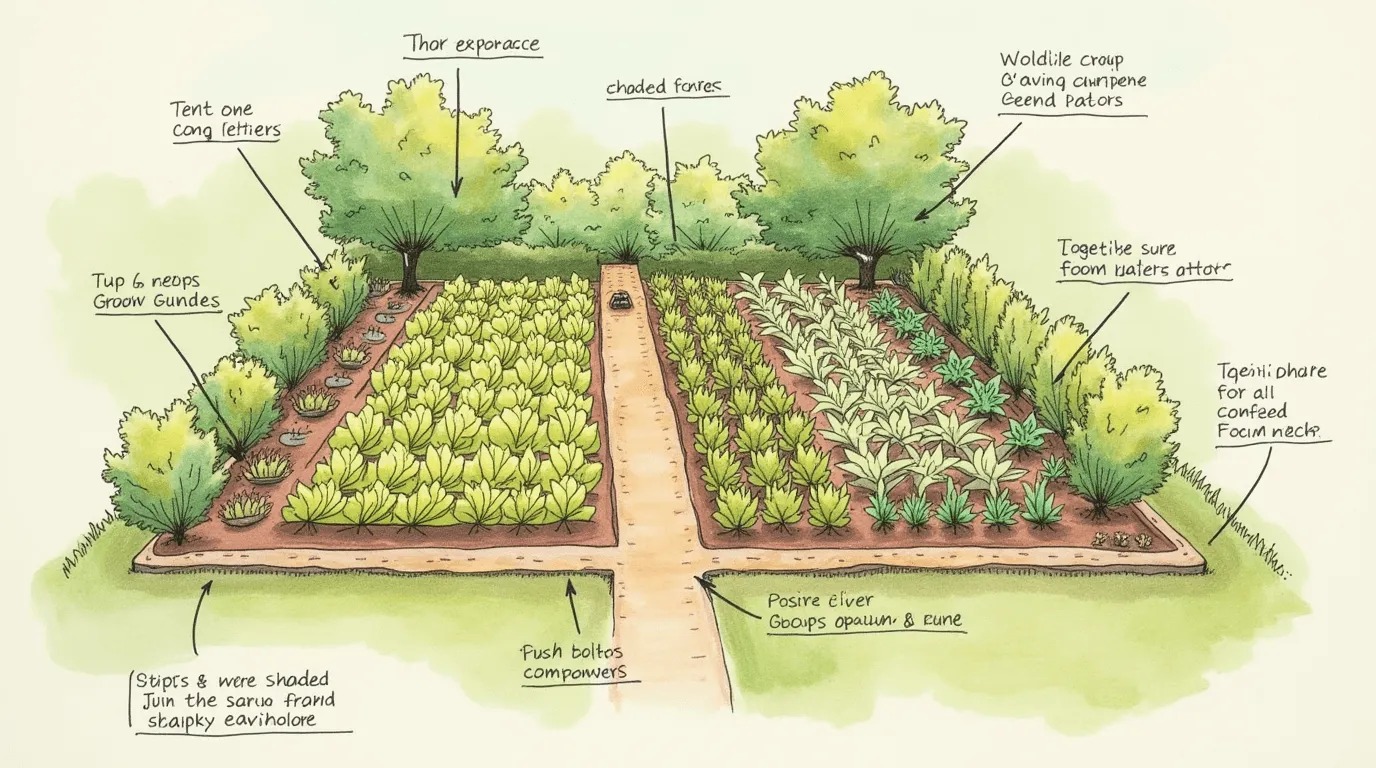 plan de potager permaculture