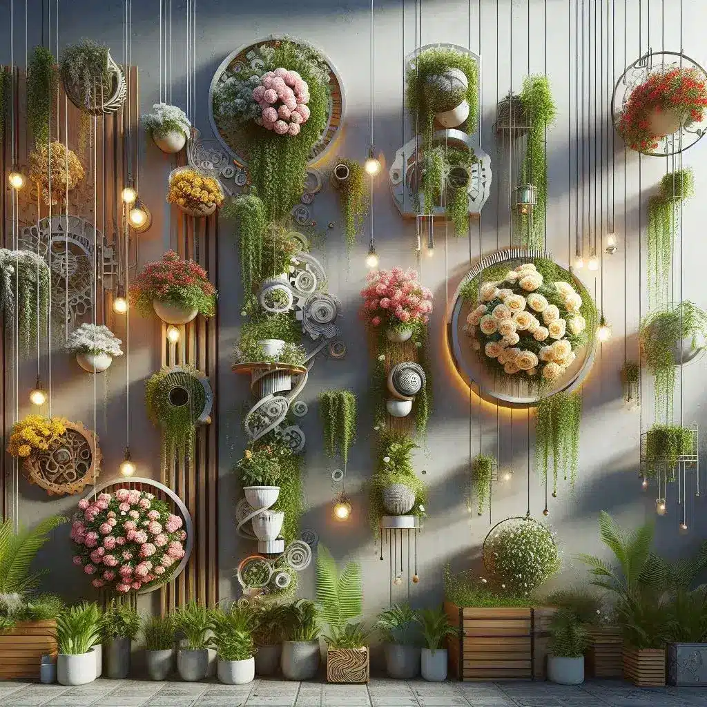 plante colorée extérieur