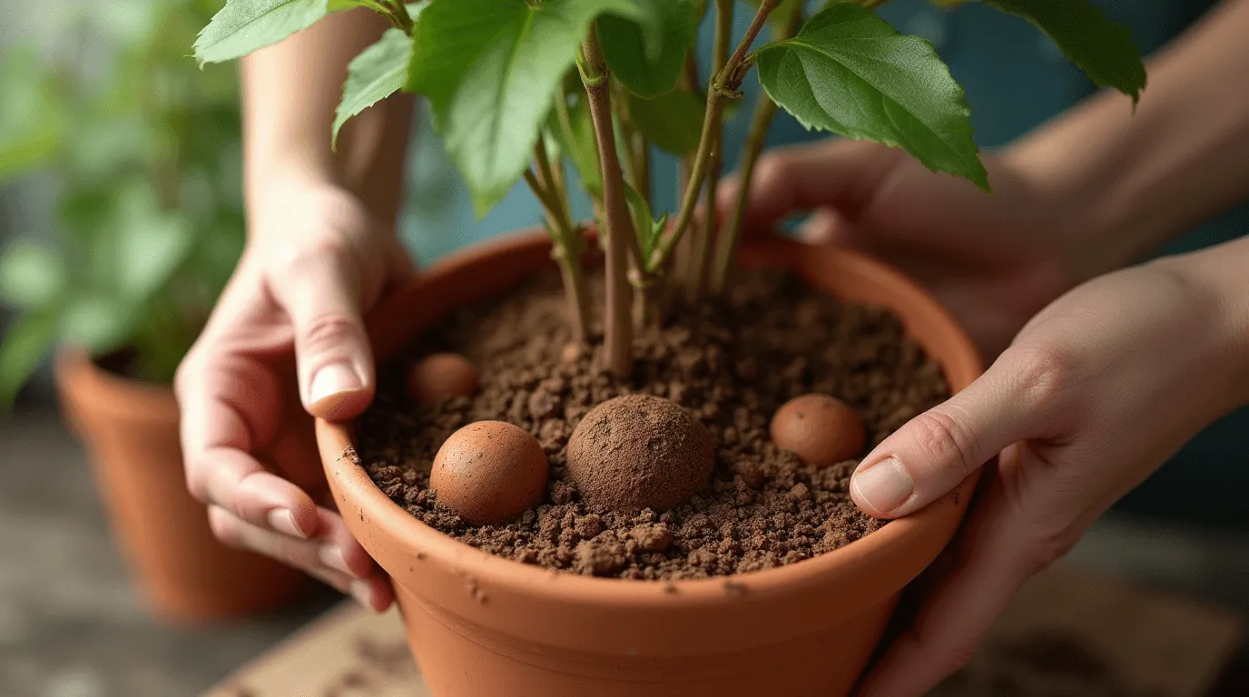 plante en pot extérieur
