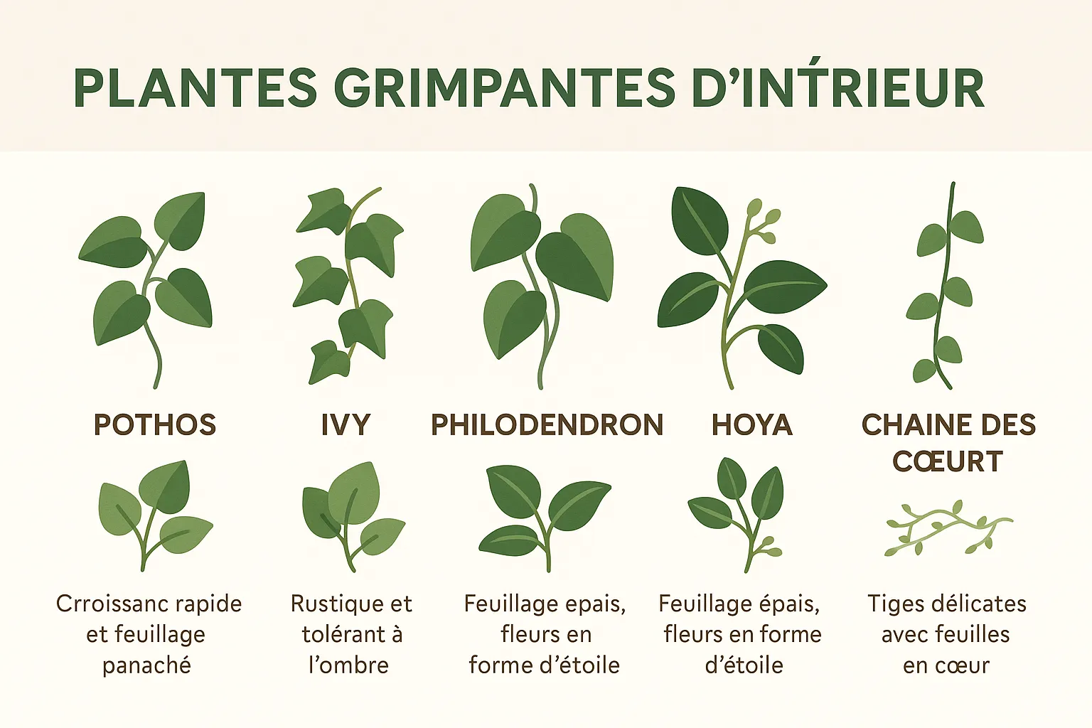 plante liane intérieur