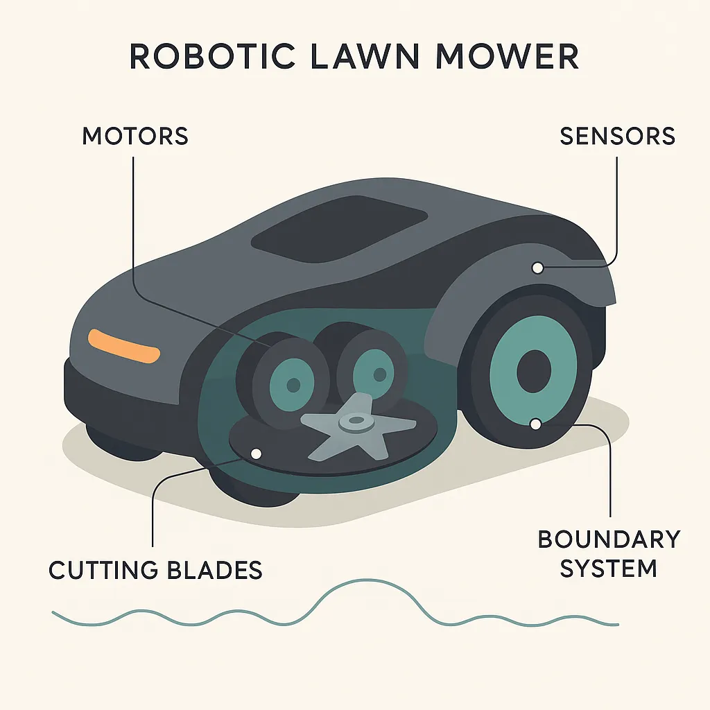 robot tondeuse fonctionnement