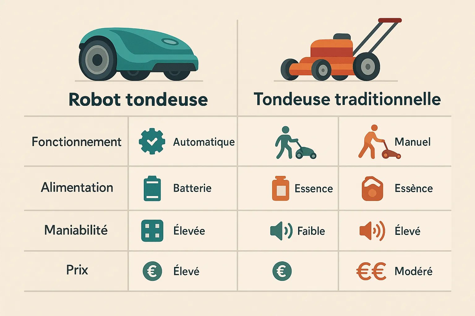 robot tondeuse fonctionnement
