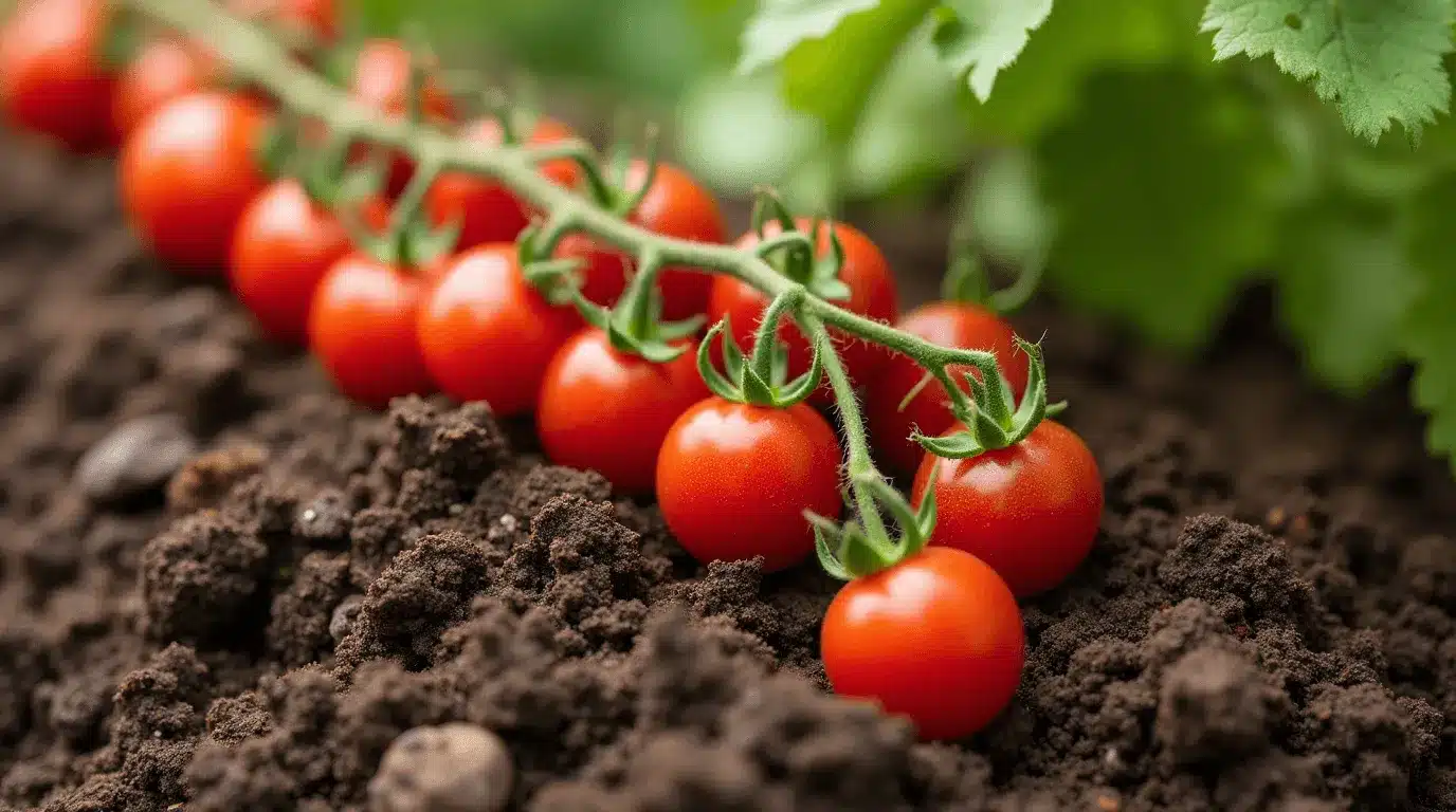 tomates cerises en pot
