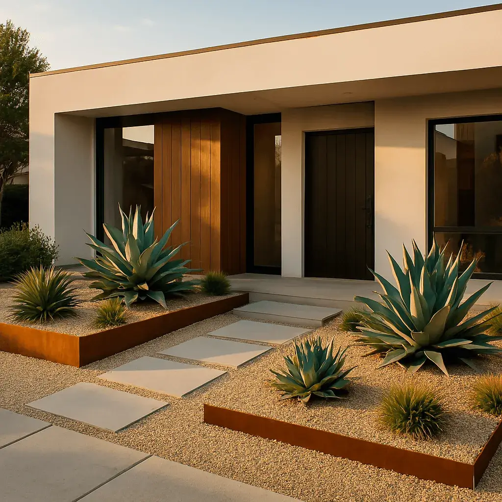 aménagement jardin moderne