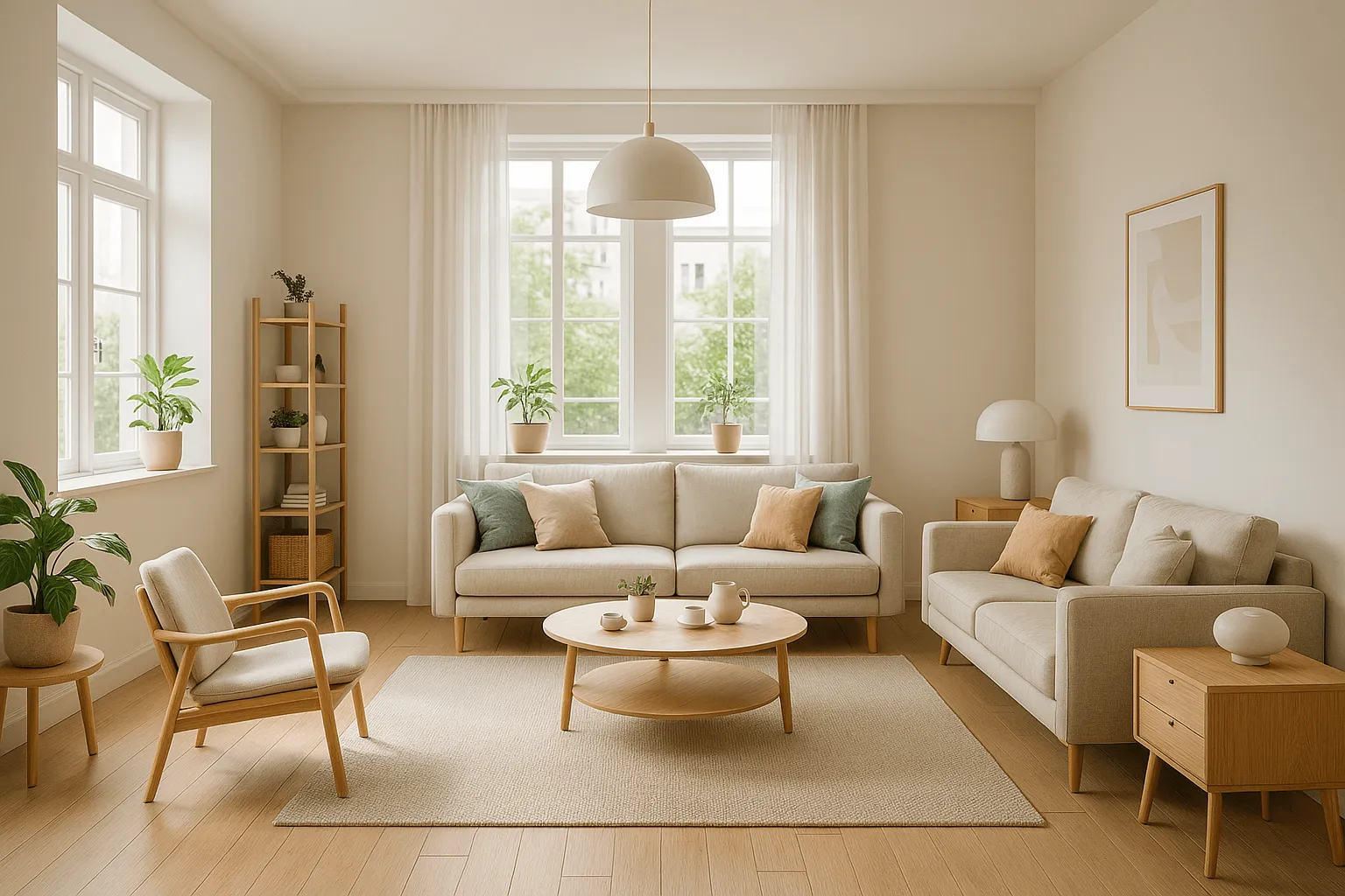aménagement salon ouvert