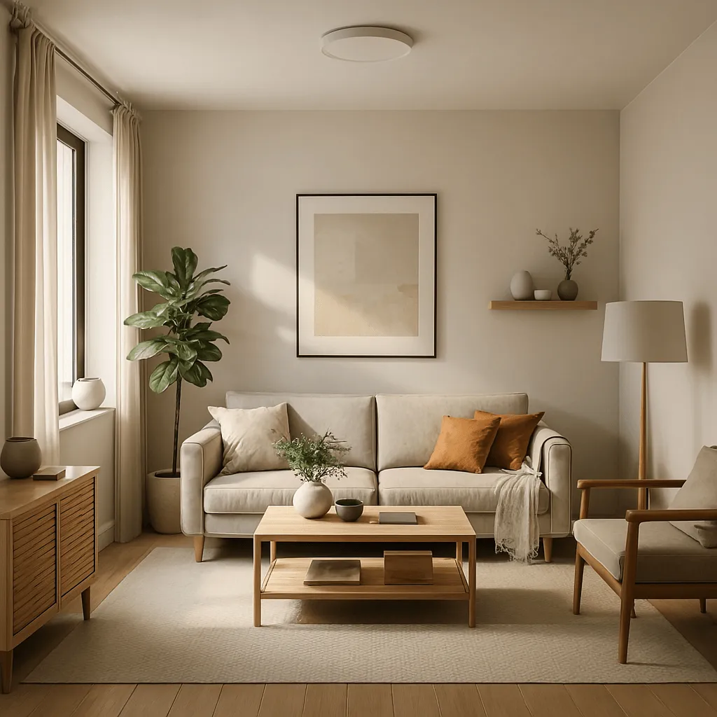aménager un petit salon carré