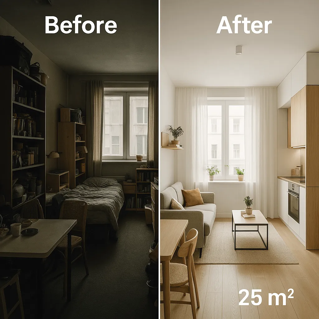 aménager un studio 25m²