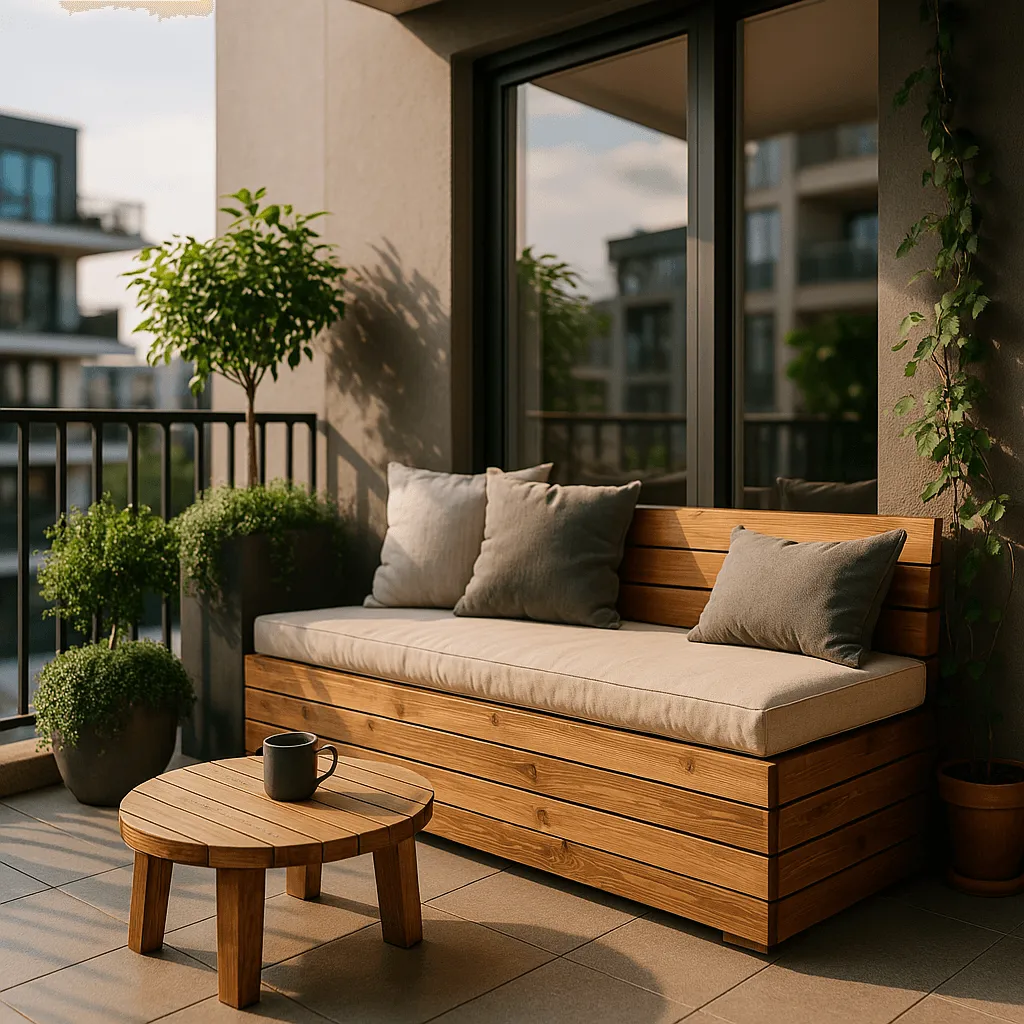 banquette balcon étroit