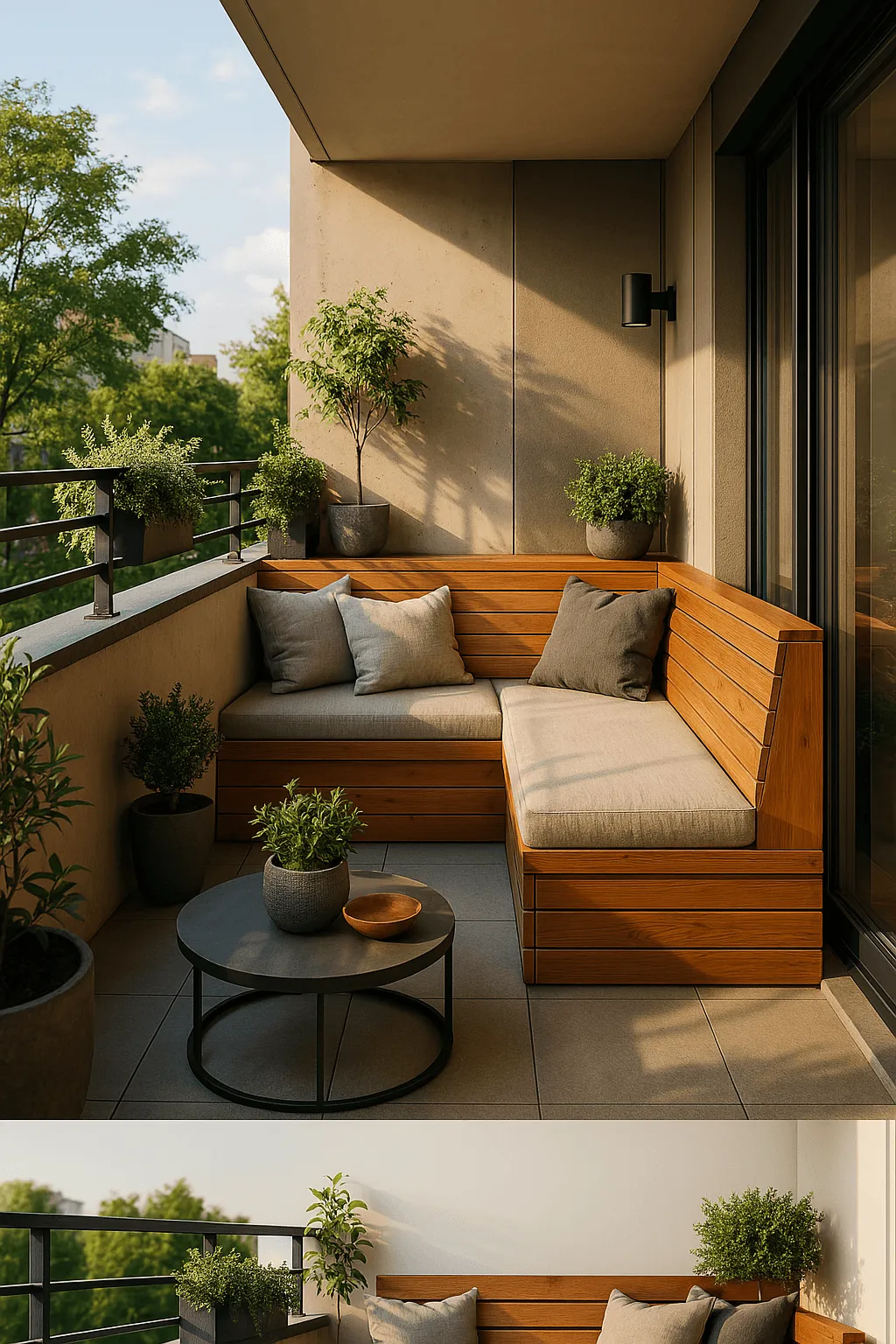 banquette extérieur pour terrasse