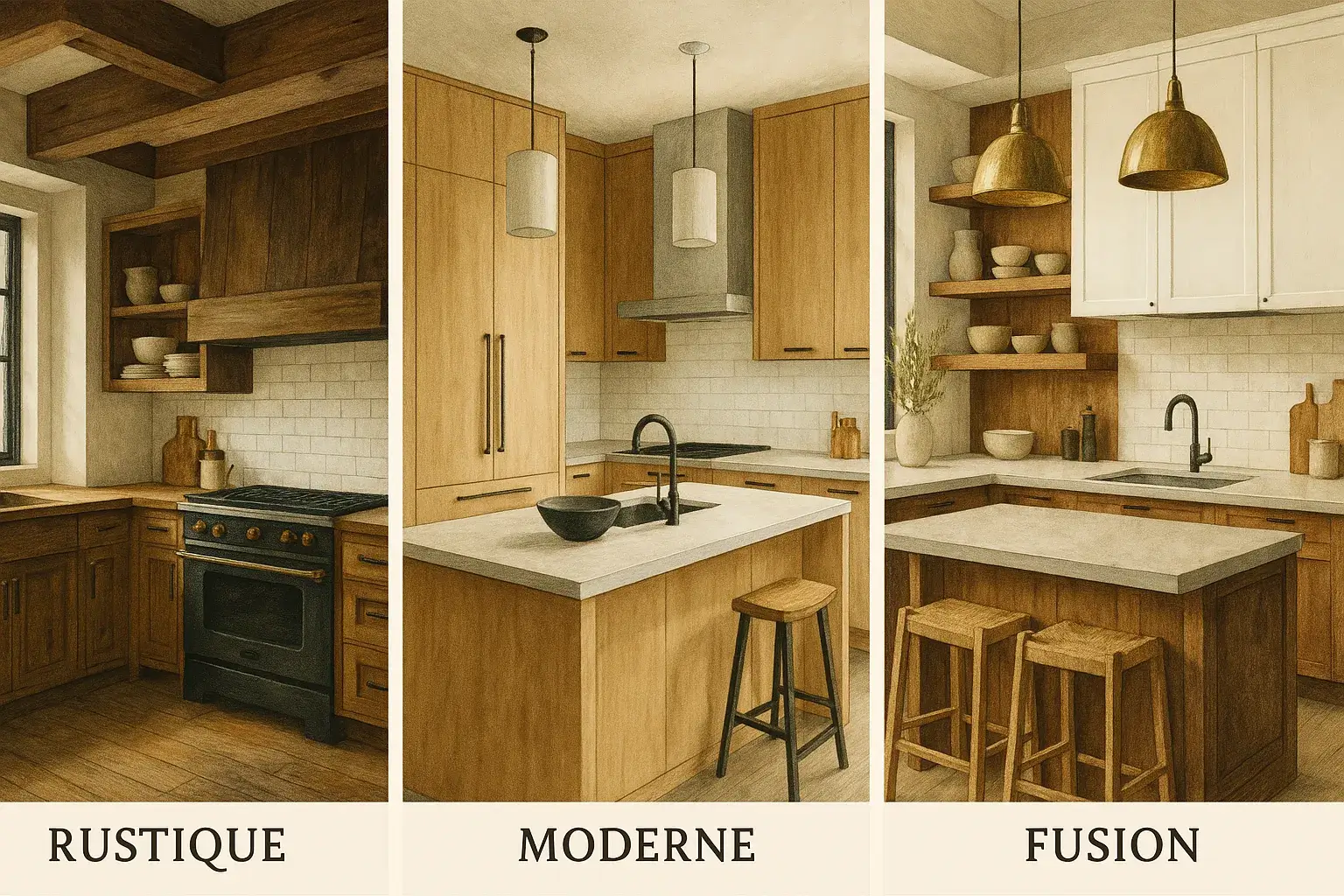 cuisine moderne en bois