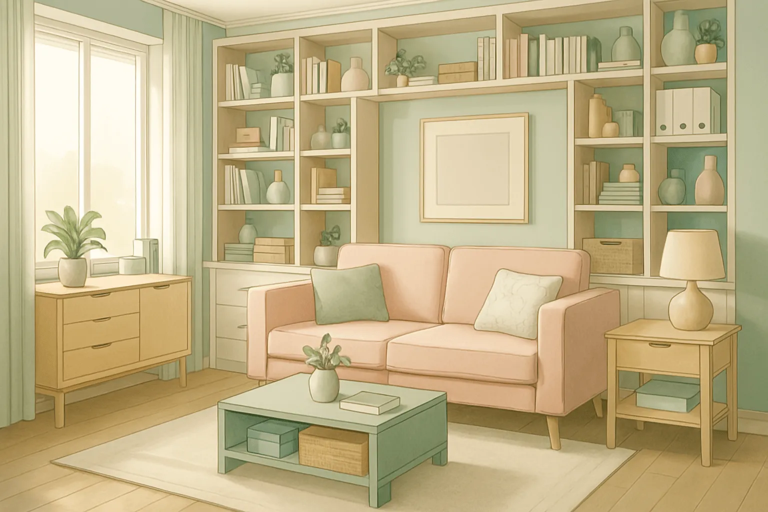 déco petit salon cosy