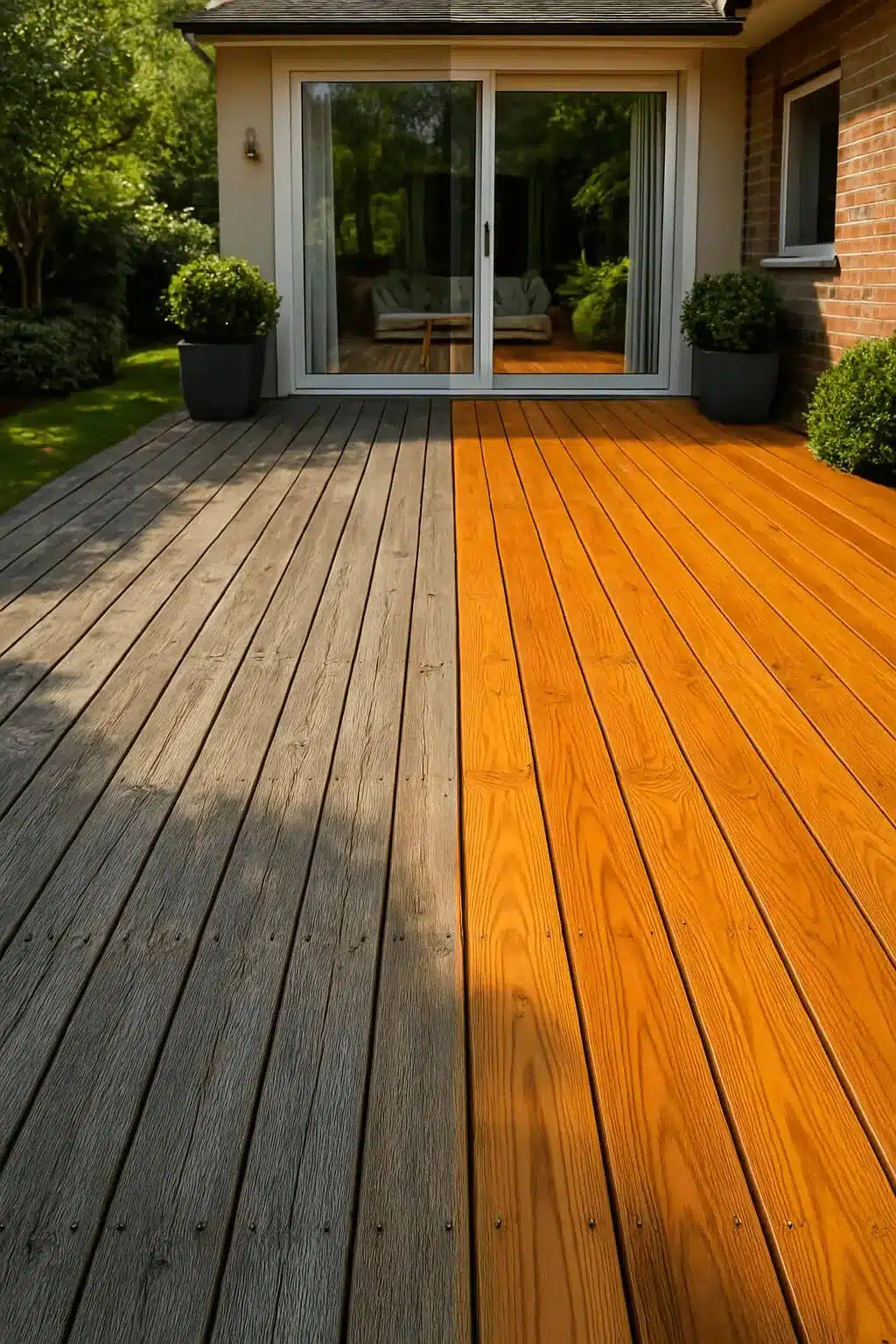 dégrisement terrasse bois