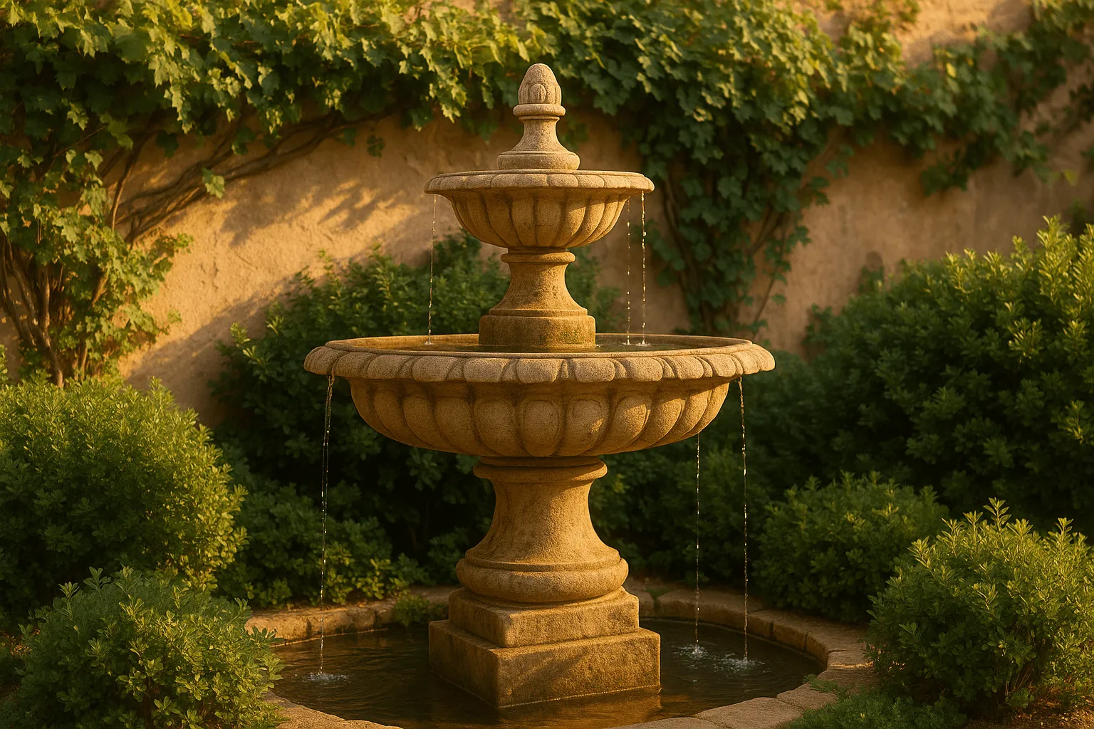 fontaine de jardin