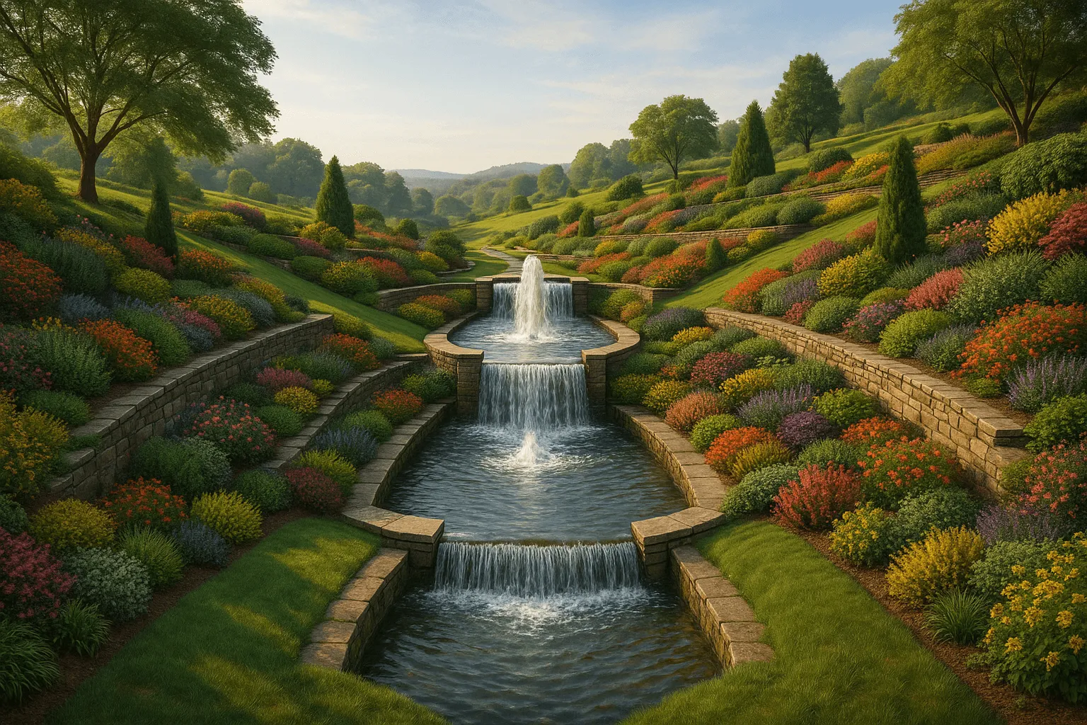 fontaine décoration jardin