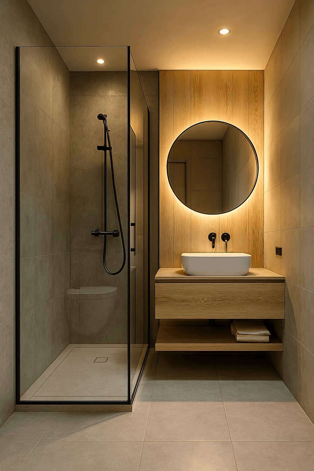 meubler une petite salle de bain