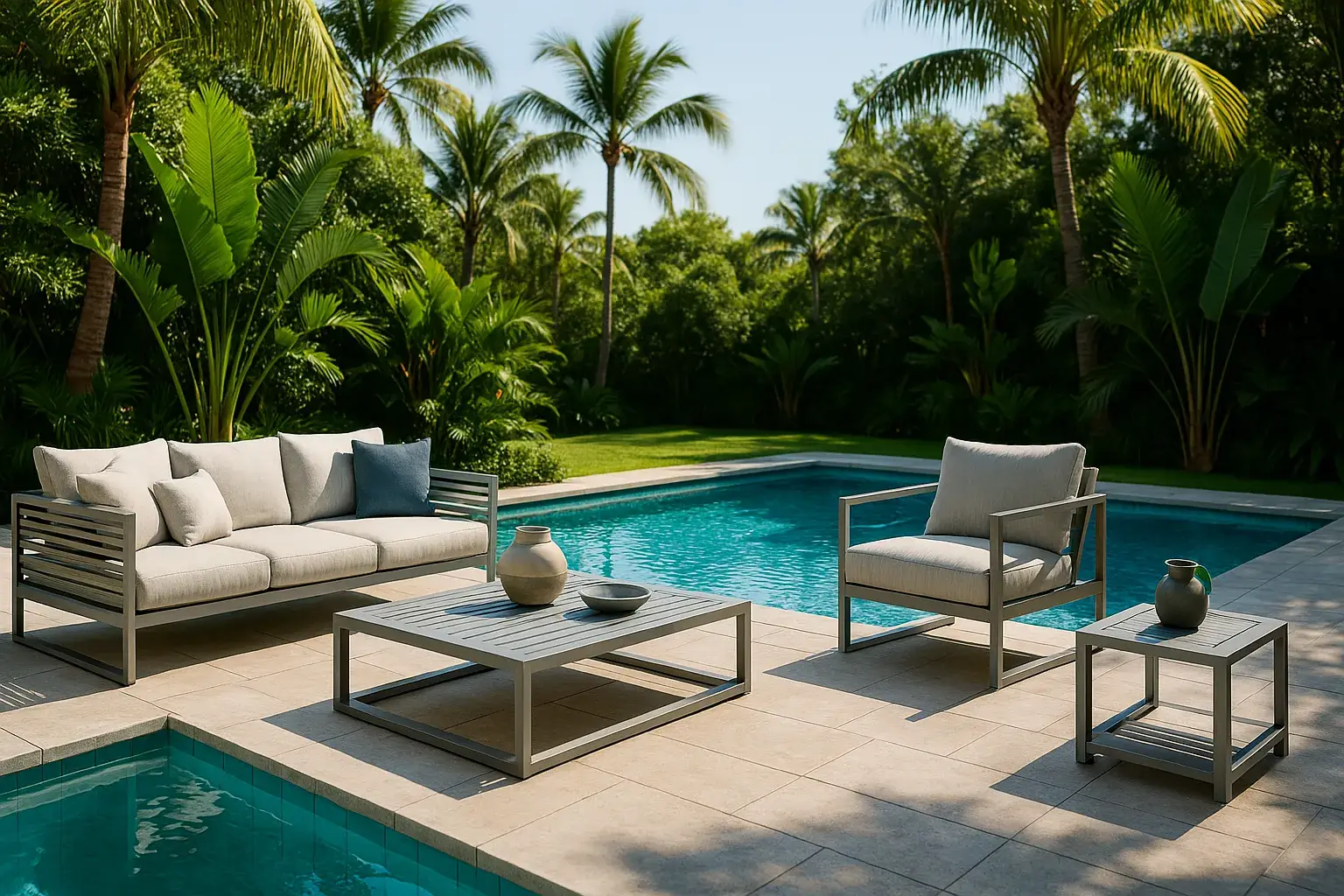mobilier pour piscine