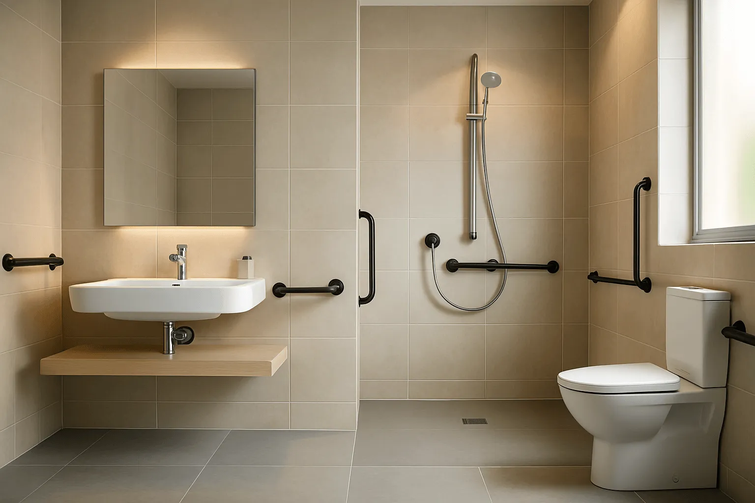 plan salle de bain pmr
