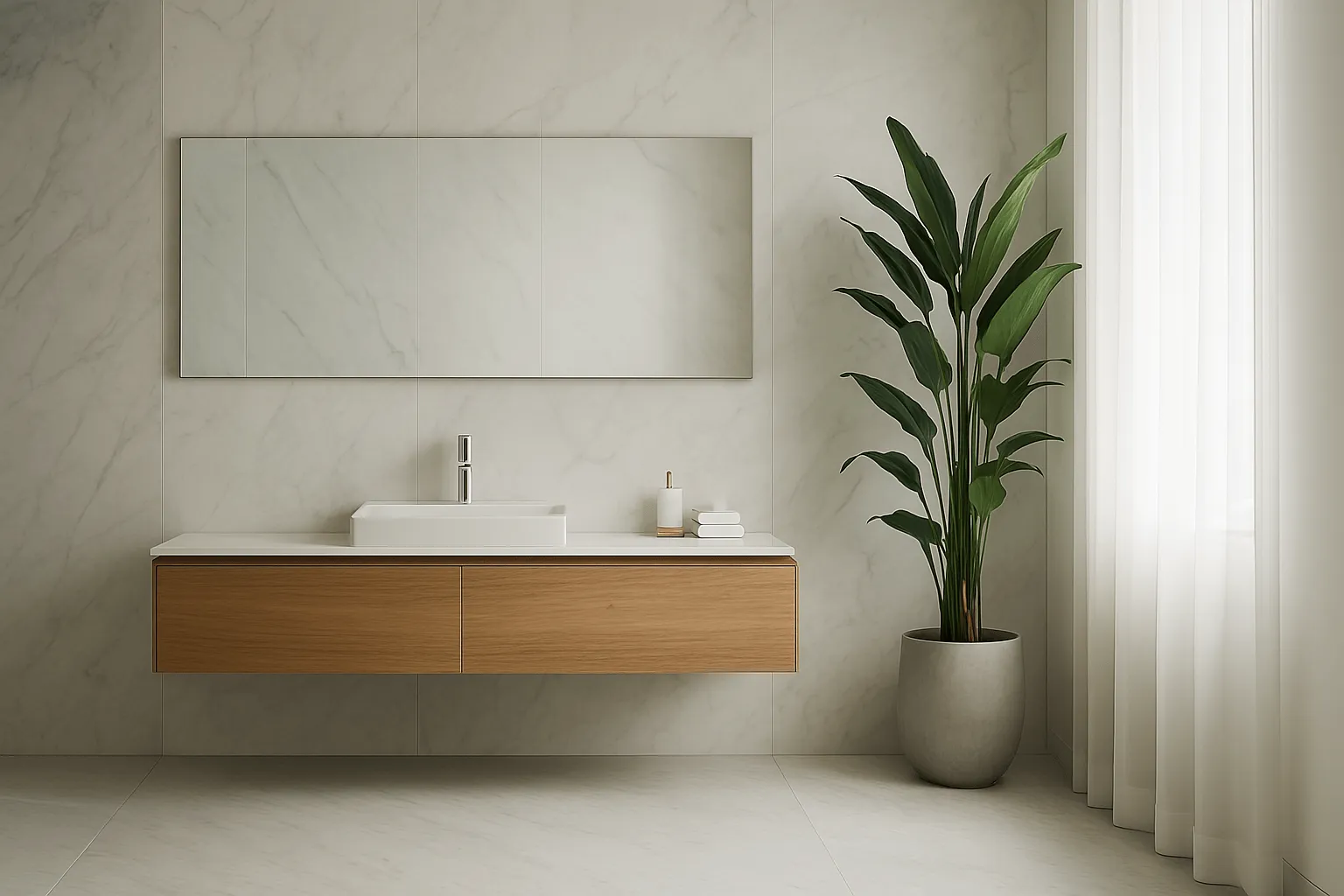 salle de bain amenagée
