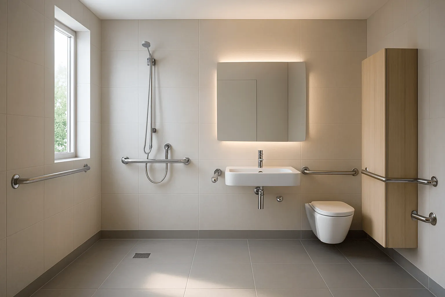 salle de bain handicapé