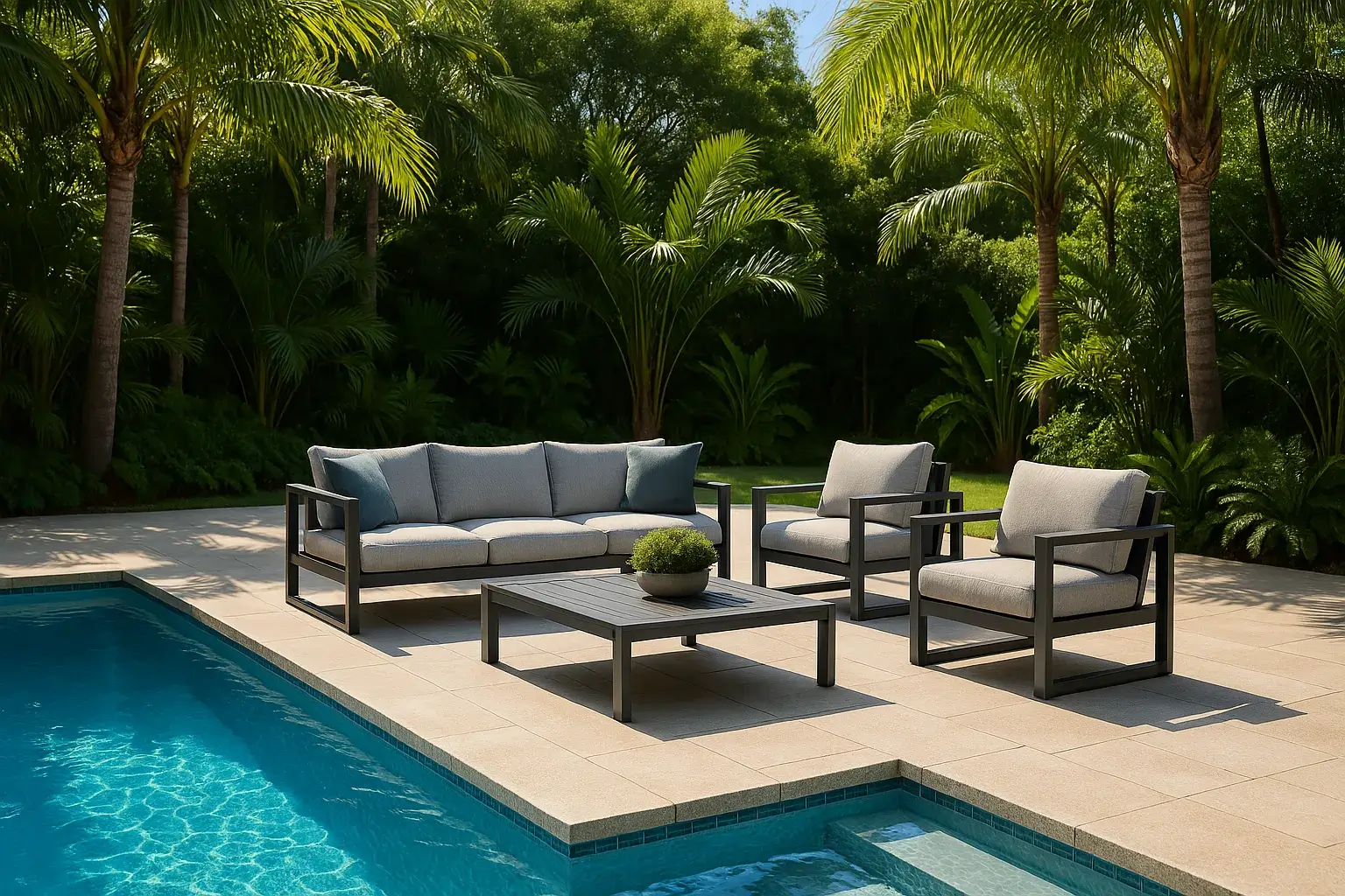 salon pour piscine