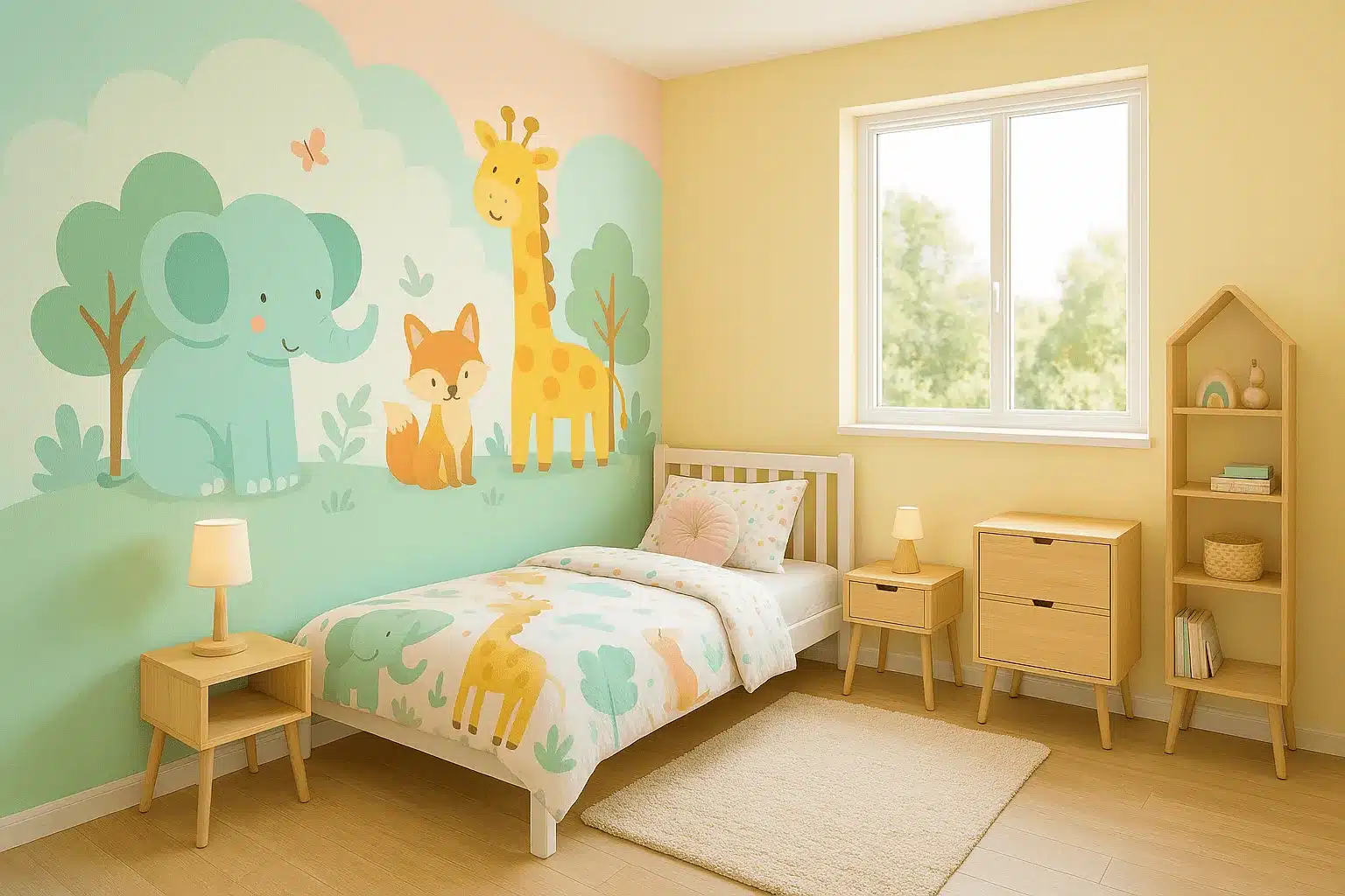 chambre garçon peinture