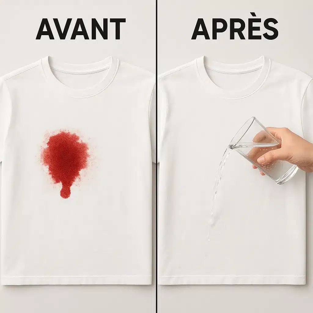 comment enlever une tache de sang déjà lavé