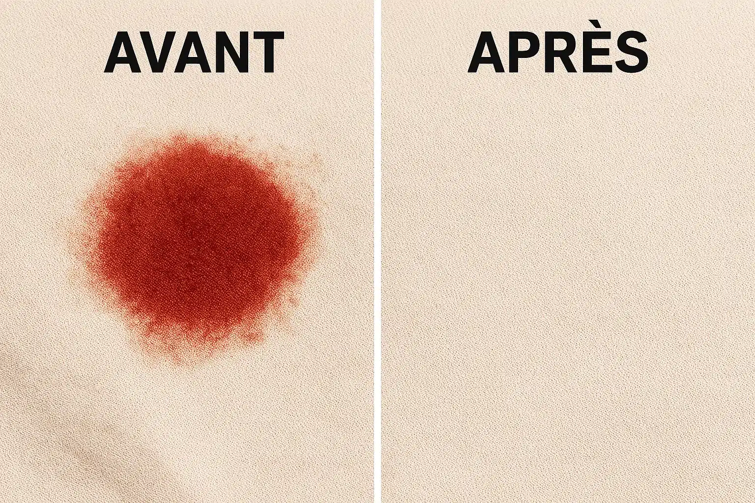 enlever tâche de sang