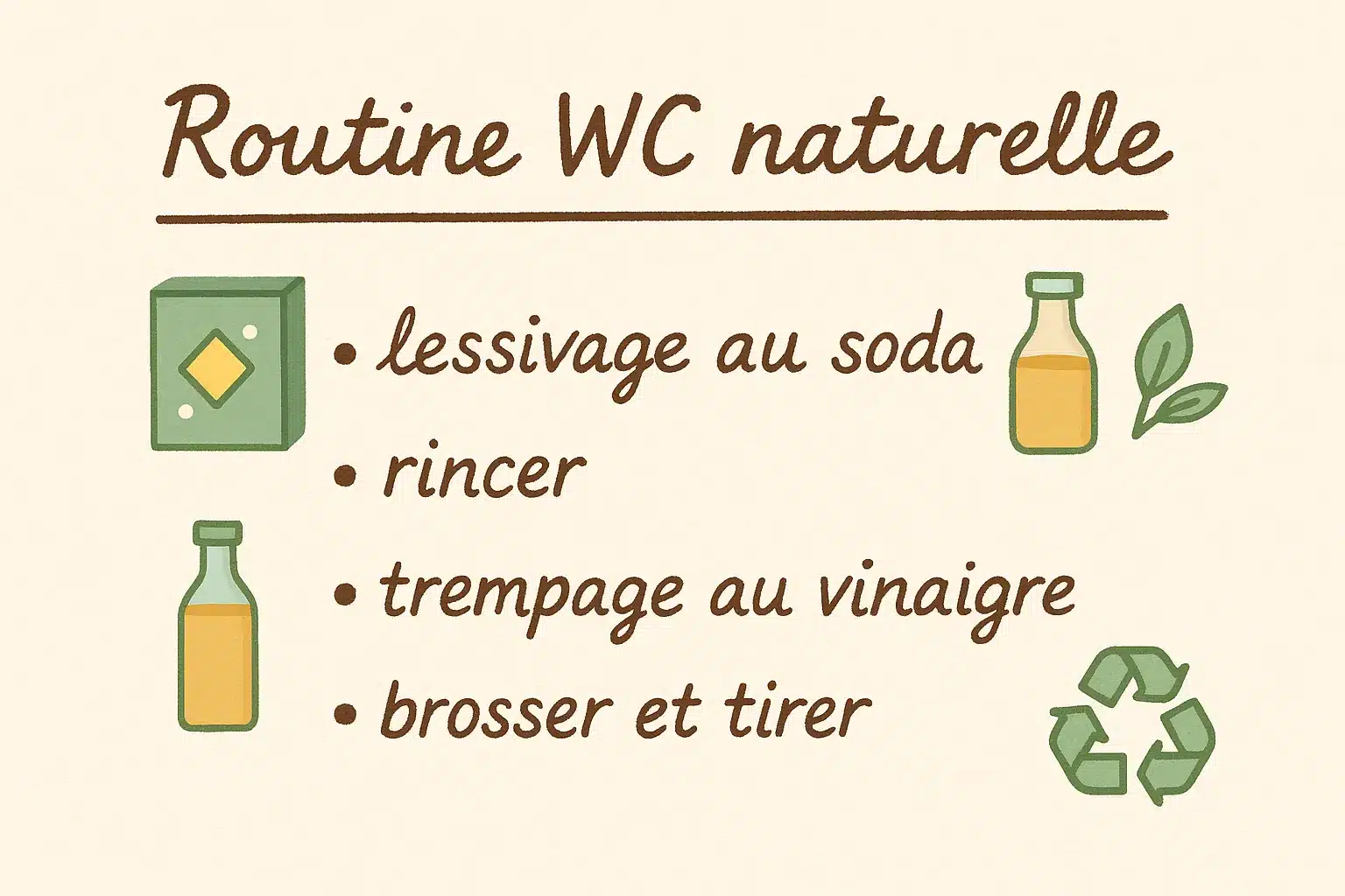 nettoyage wc cristaux de soude 