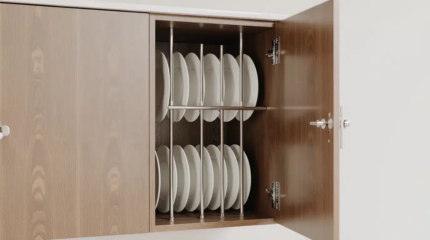 rangement pour assiette