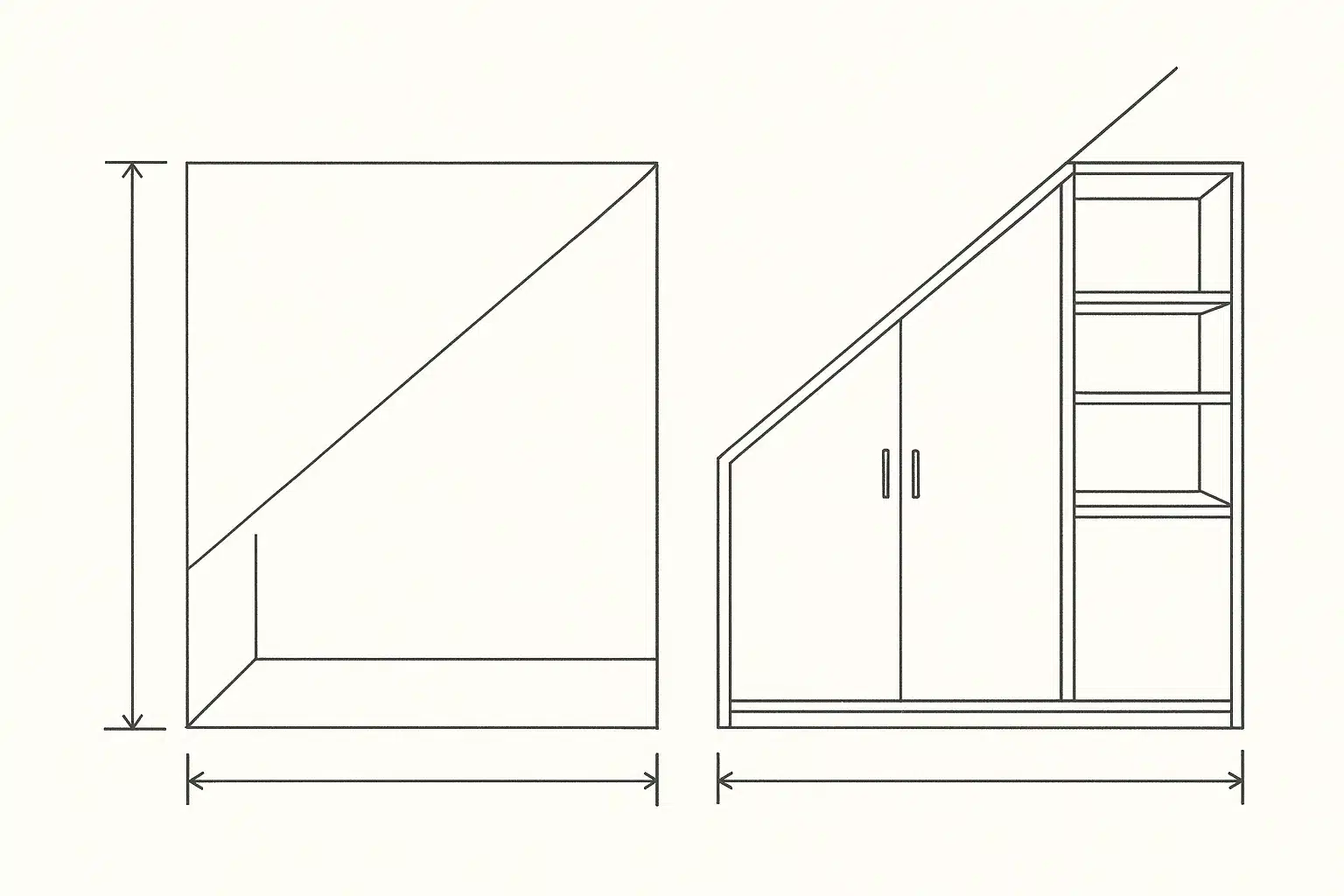 aménagement sous escalier 