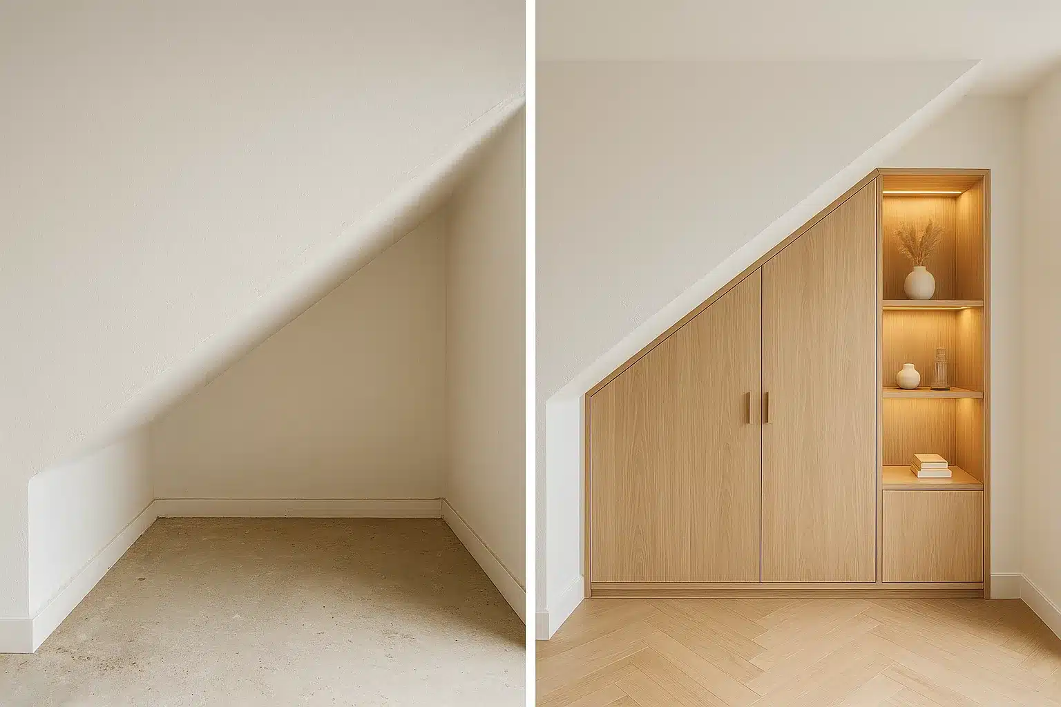 meuble sous escalier 